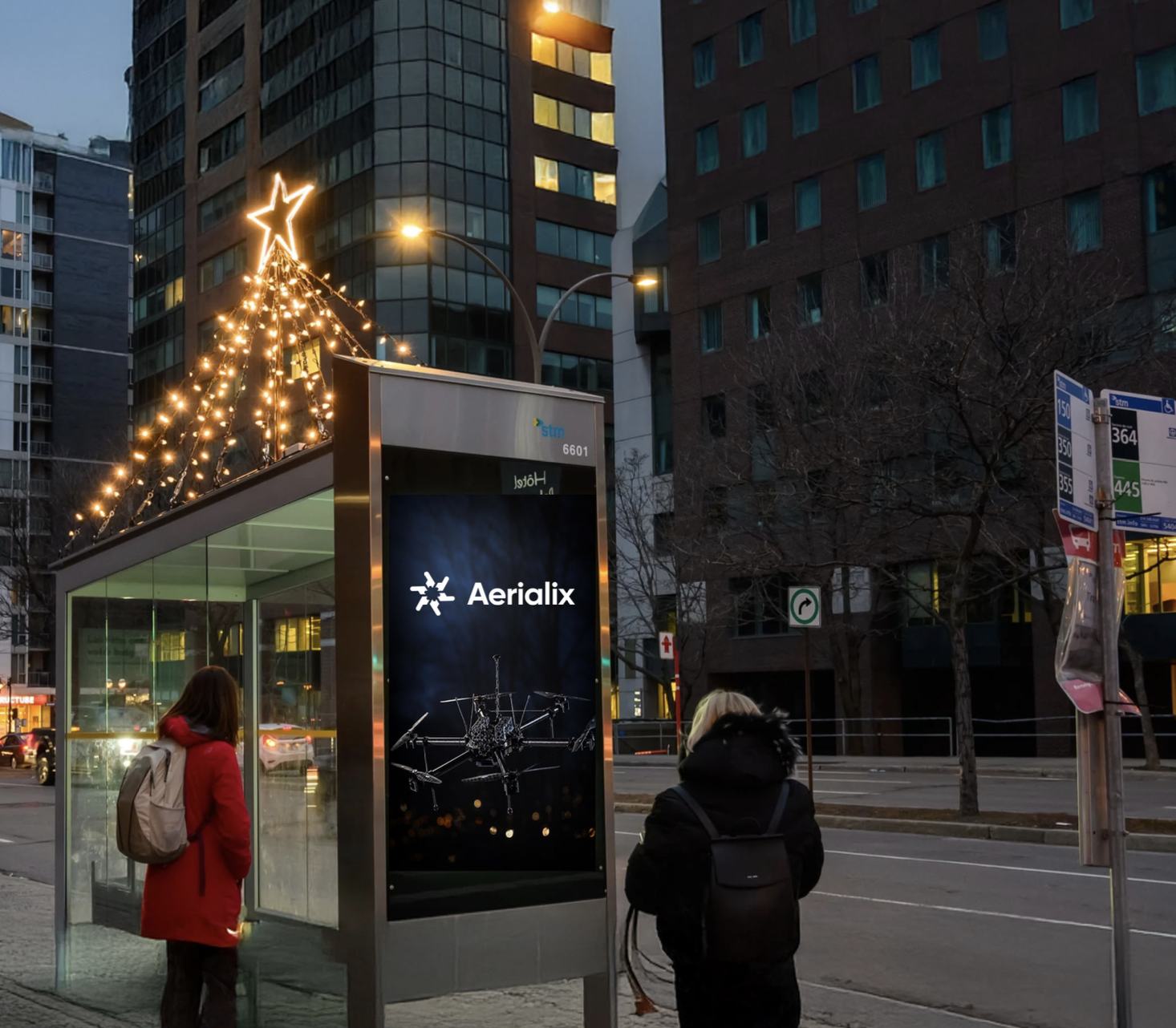 Aerialix — univers visuel et supports de communication