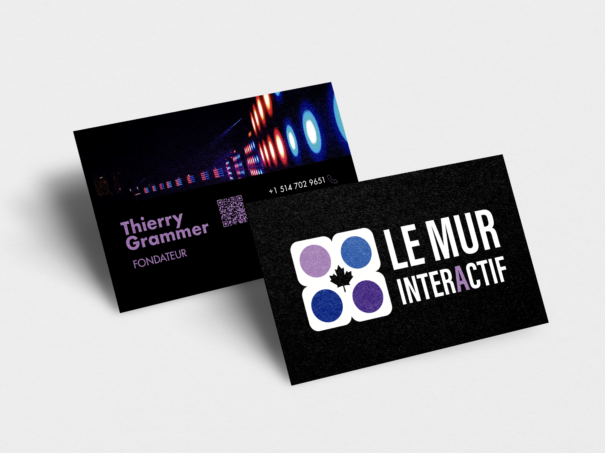 Mur Interactif — univers visuel et création graphique